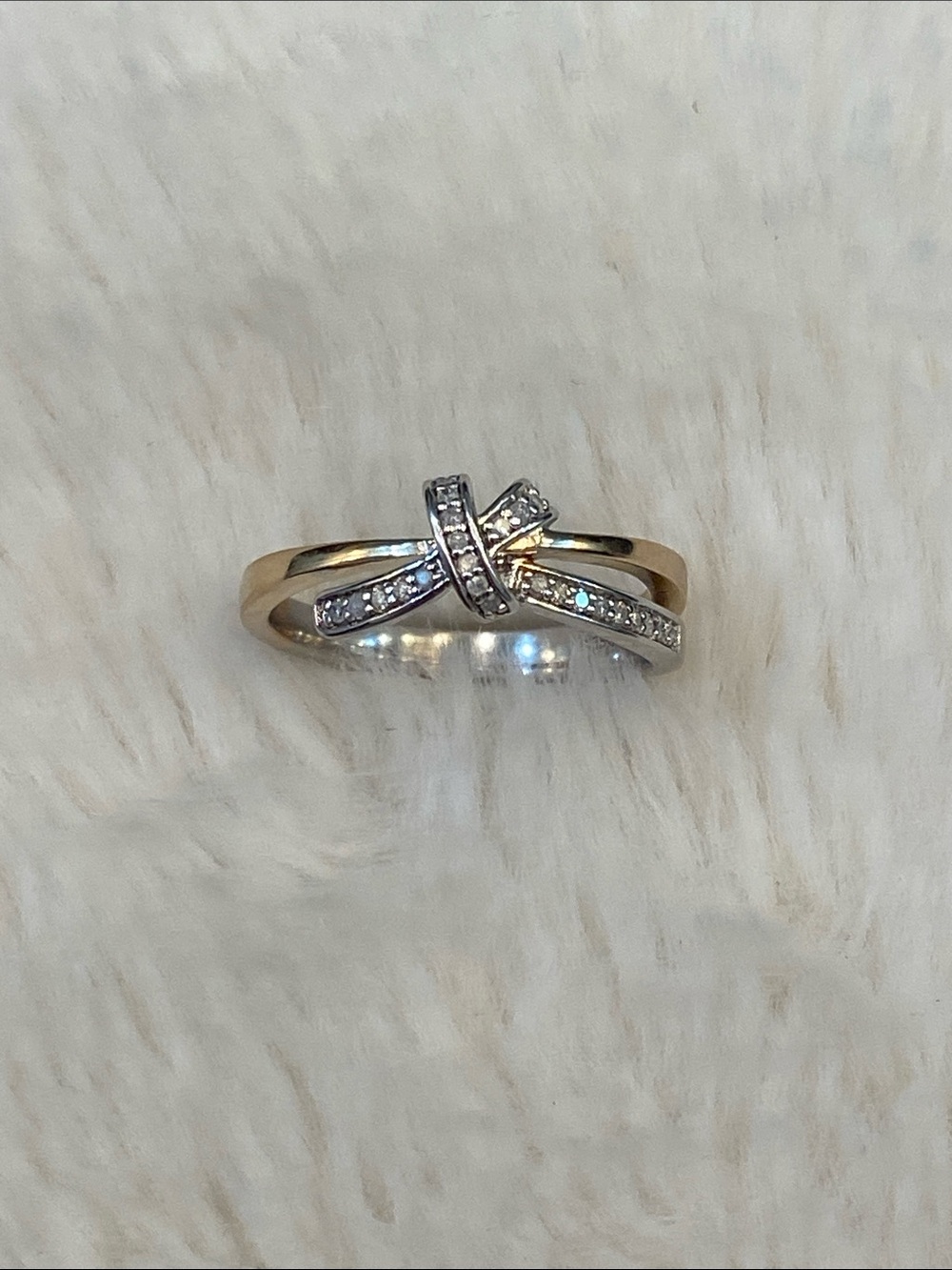 Diamond Knot Ring